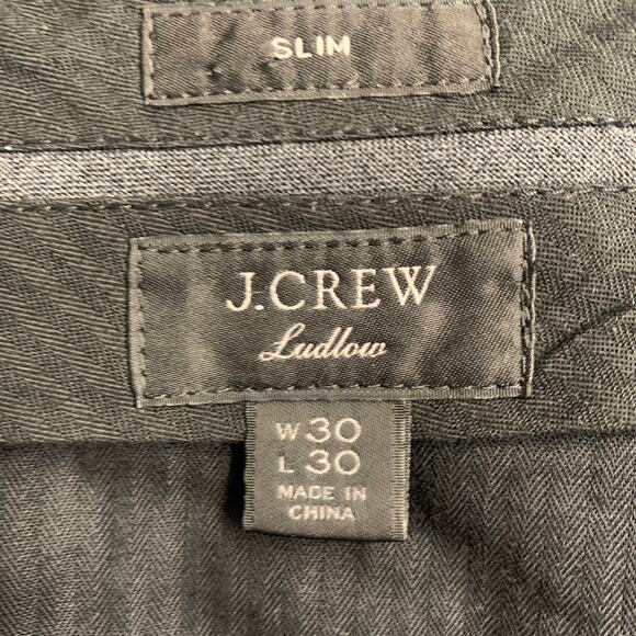 J.CREW Size 36 Short Ludlow Navy Wool Slim Fit Notch Lapel Suit - Picture 11 of 13